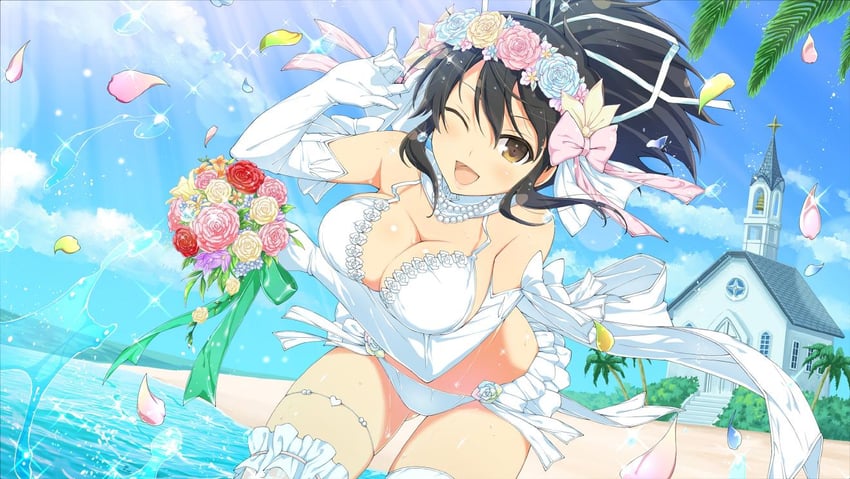asuka (senran kagura and 2 more) drawn by yaegashi_nan