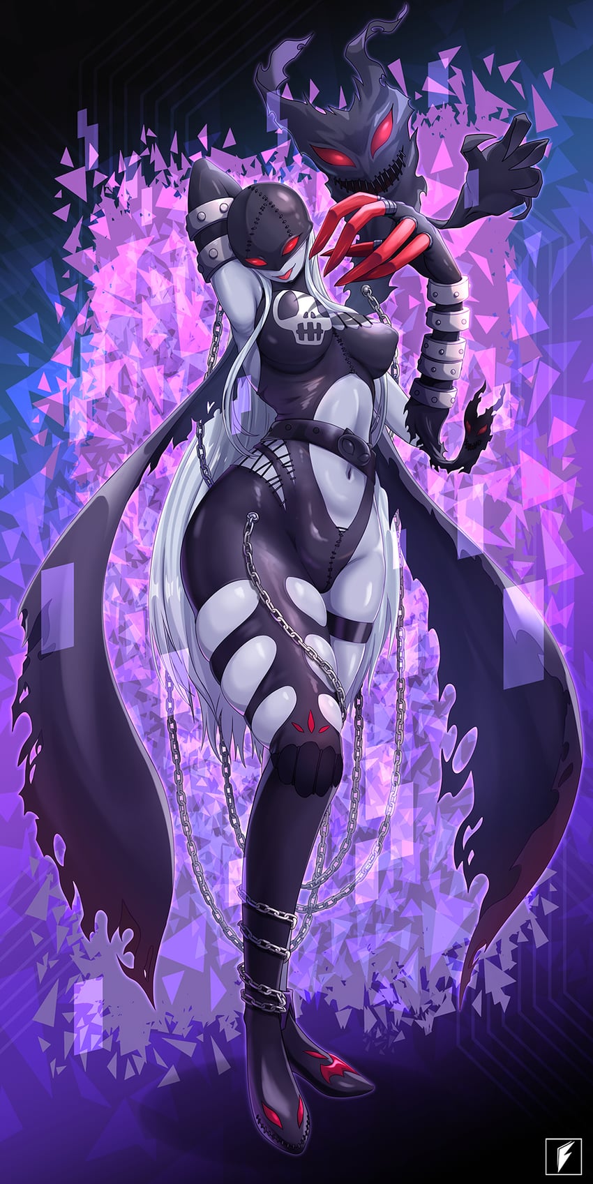 ladydevimon (digimon) drawn by teng_zhai_zi