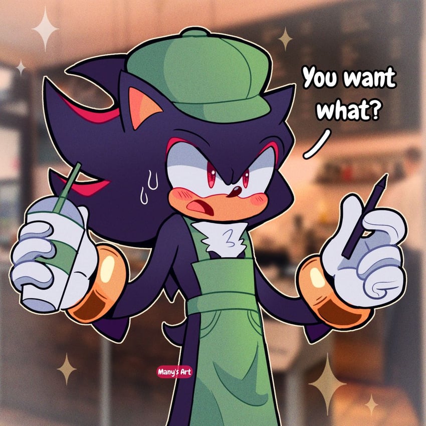 shadow the hedgehog (sonic and 1 more) drawn by manysart1