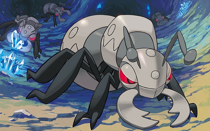 durant (pokemon and 1 more) drawn by ishikawa_hideki