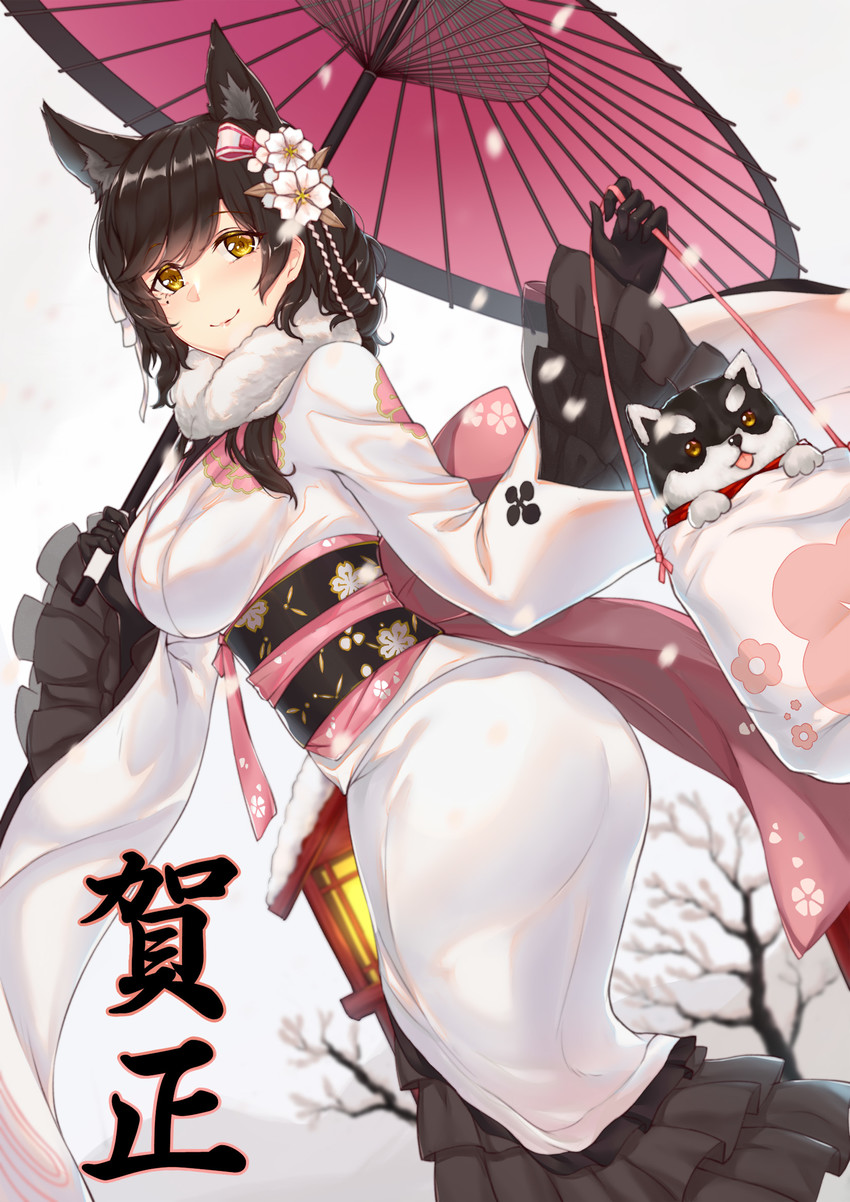 atago (azur lane) drawn by e_neko