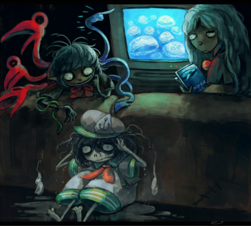 houjuu nue, murasa minamitsu, and kumoi ichirin (touhou) drawn by koto_inari