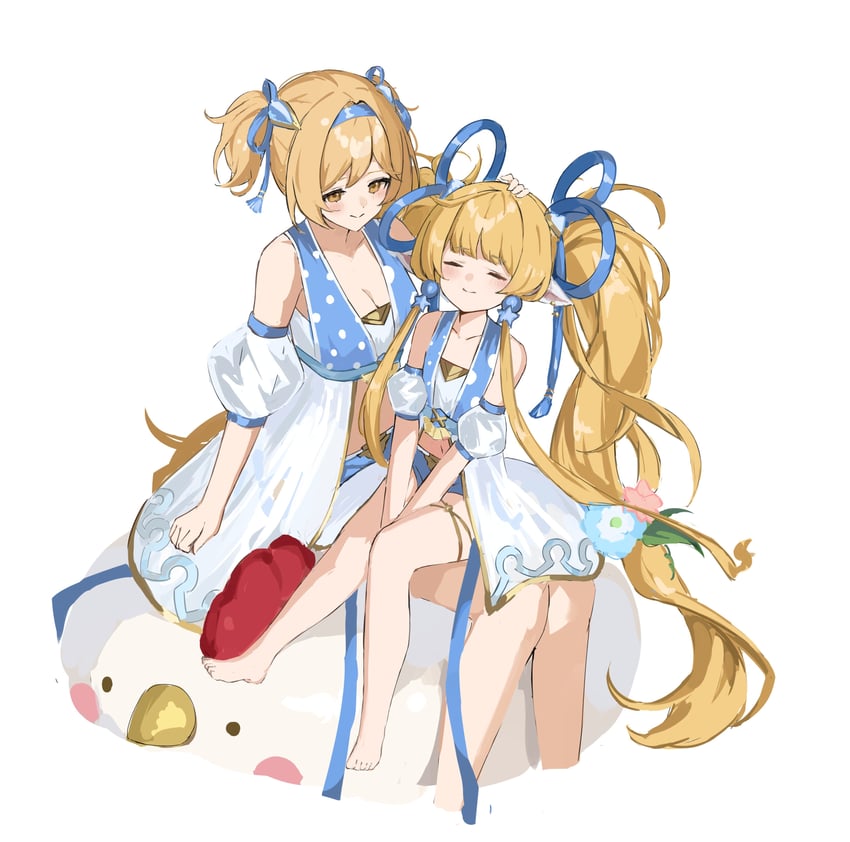 djeeta and mahira (granblue fantasy) drawn by shiro_wa_(shiroshironix)