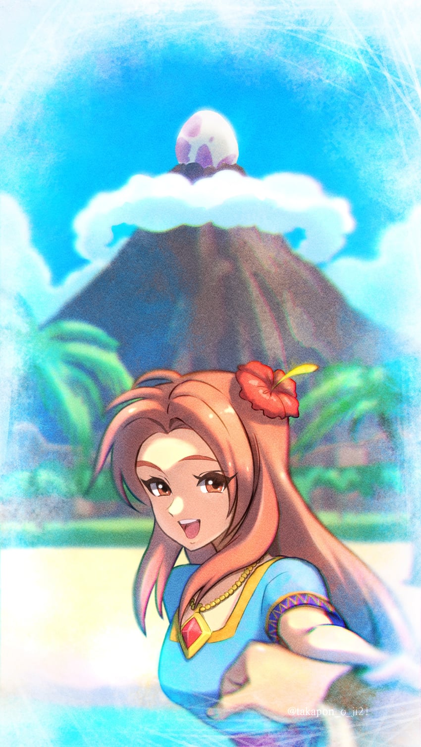 marin (the legend of zelda and 1 more) drawn by takapon-o-ji