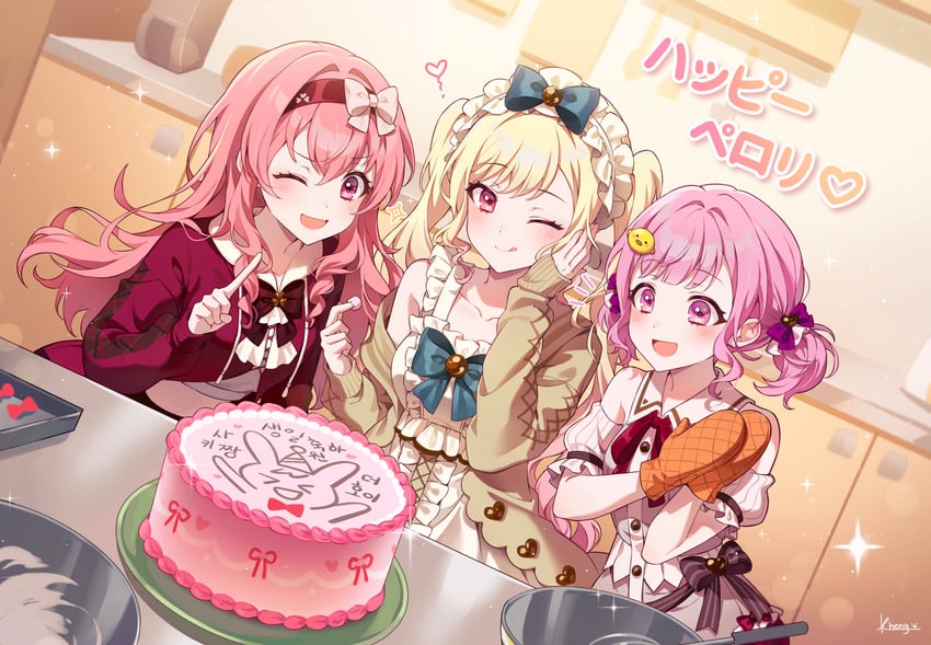 ootori emu, tenma saki, and momoi airi (project sekai) drawn by kheng_(k_heng1223)