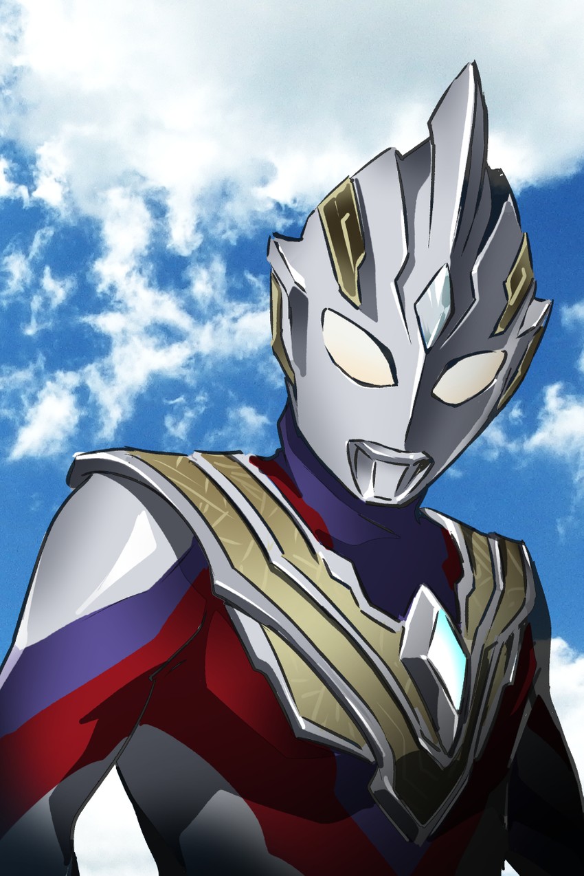 ultraman trigger (ultra series and 1 more) drawn by tsunashima_shirou