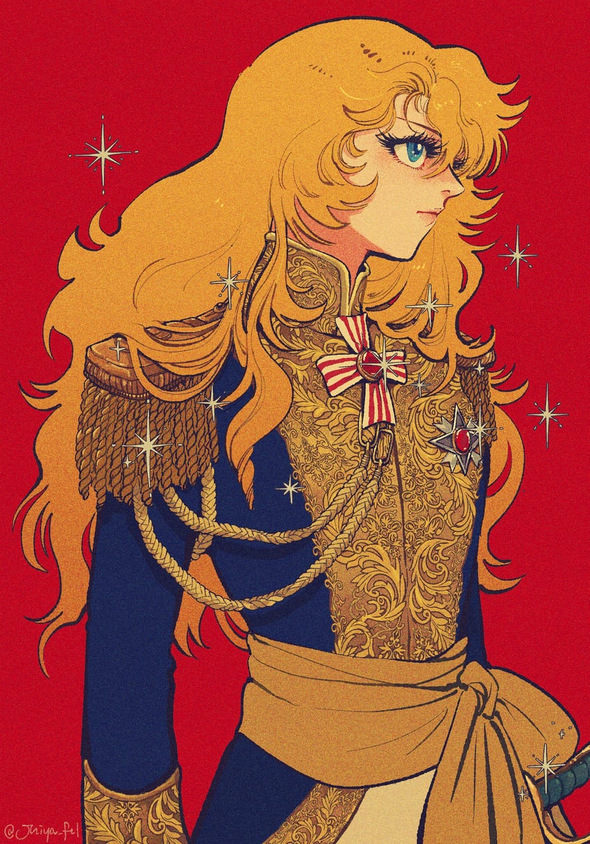 oscar francois de jarjayes (versailles no bara) drawn by ohiya_ft1