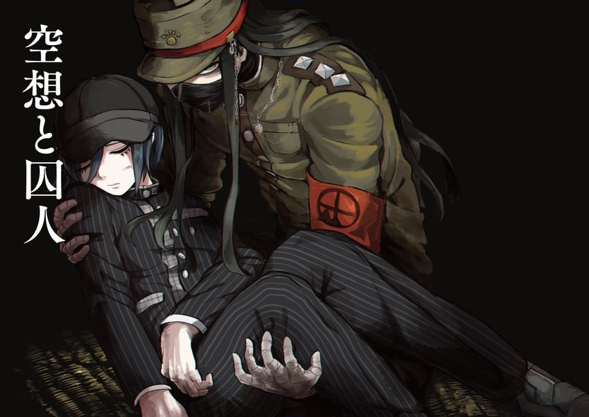 saihara shuichi and shinguji korekiyo (danganronpa and 1 more) drawn by poiaya