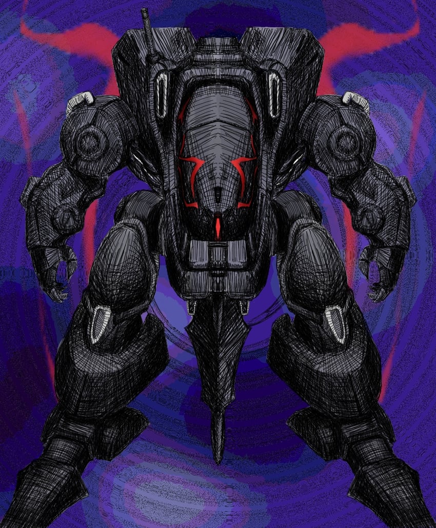 legionator (soukou kihei votoms and 1 more) drawn by baibain3