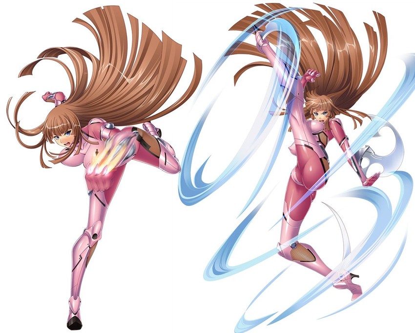 koukawa asuka (taimanin and 1 more) drawn by aoi_nagisa_(metalder)