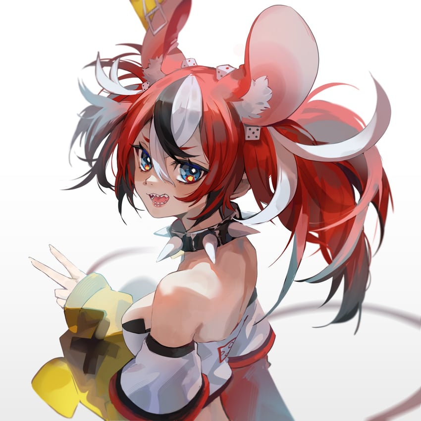 hakos baelz (hololive and 1 more) drawn by littlemisstina_(artist)