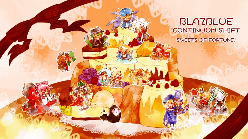 noel vermillion, ragna the bloodedge, nu-13, rachel alucard, taokaka, and 14 more (blazblue) drawn by yunomi_hot