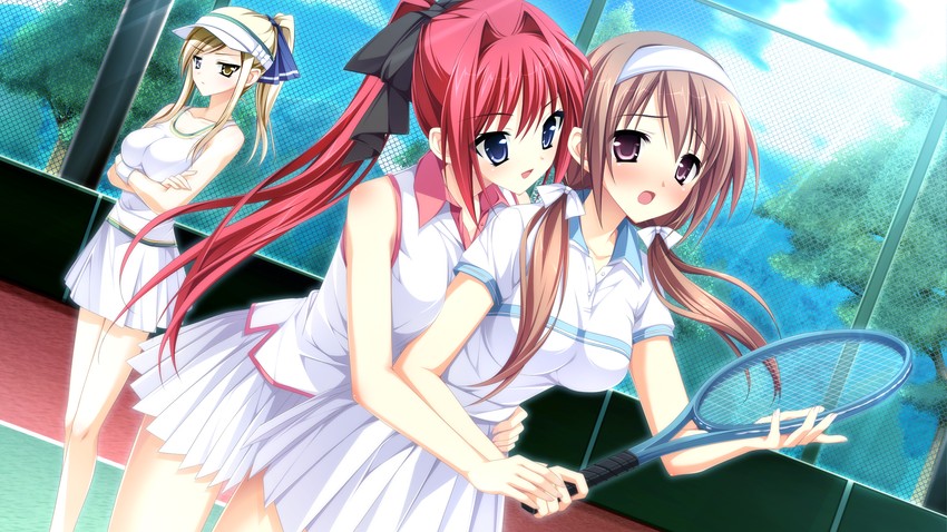 miyama mizuki, ootori rena, and shishidou chiharu flamsteed (otome ga tsumugu koi no canvas) drawn by kimishima_ao