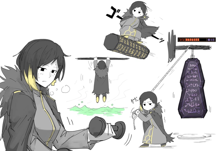 binah and great love for us (project moon and 1 more) drawn by kankan33333