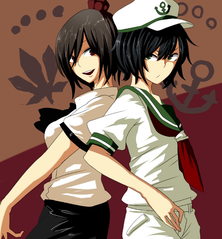 shameimaru aya and murasa minamitsu (touhou) drawn by maki_(huran)