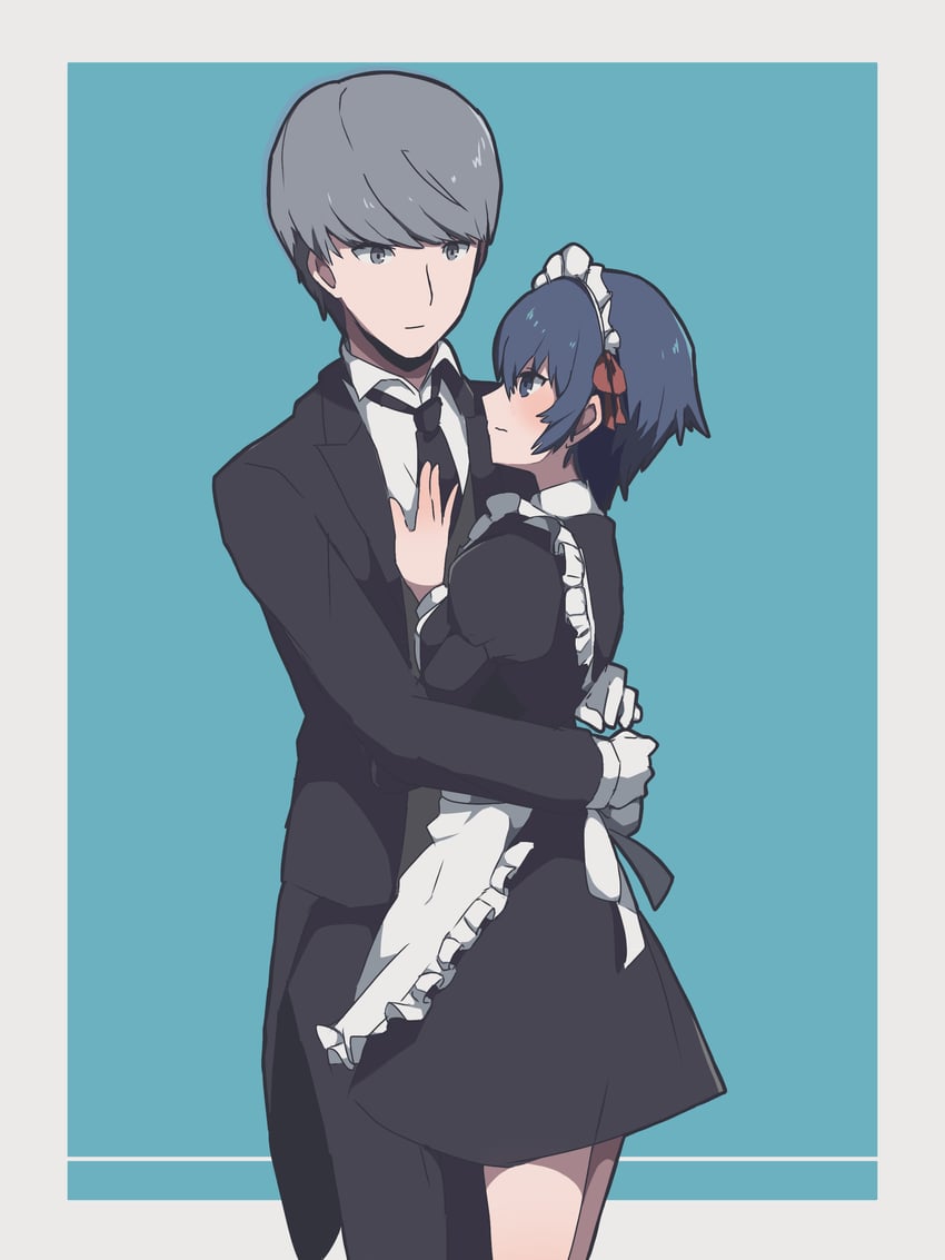 narukami yu and shirogane naoto (persona and 1 more) drawn by kulea1020