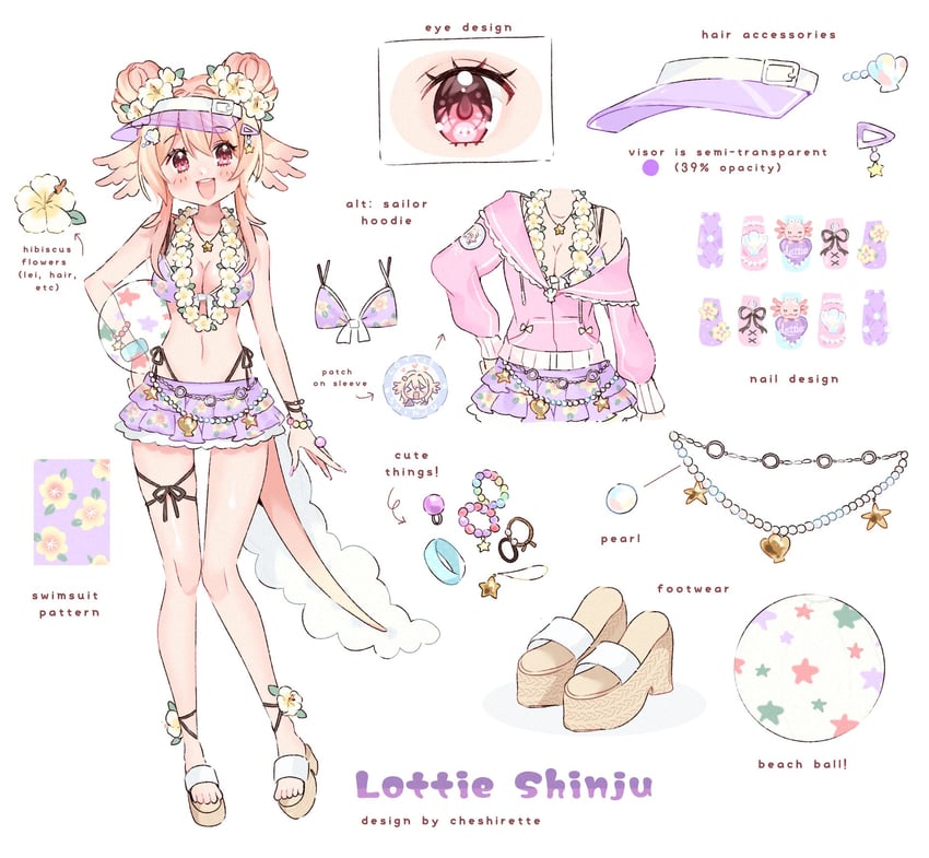 lottie shinju (pixellink) drawn by cheshirette
