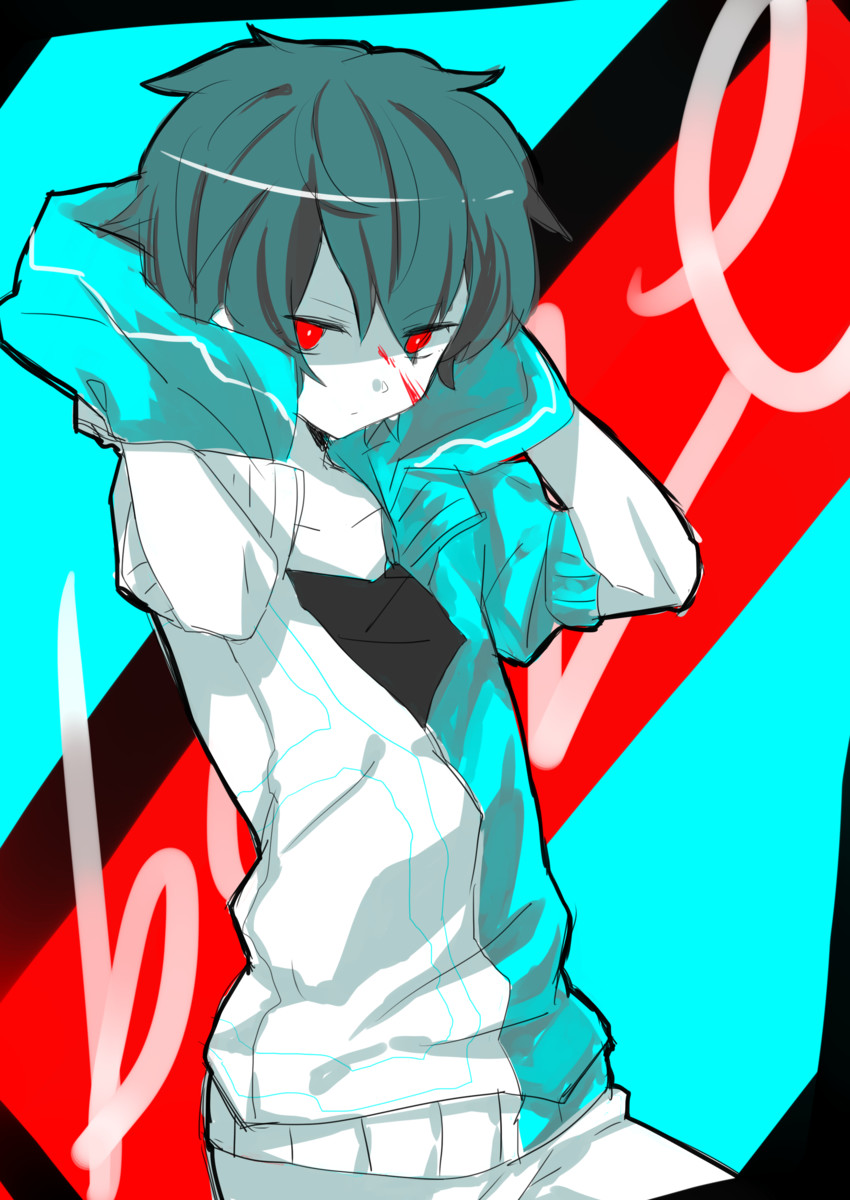 amamiya hibiya (kagerou project and 1 more) drawn by toguro_maite