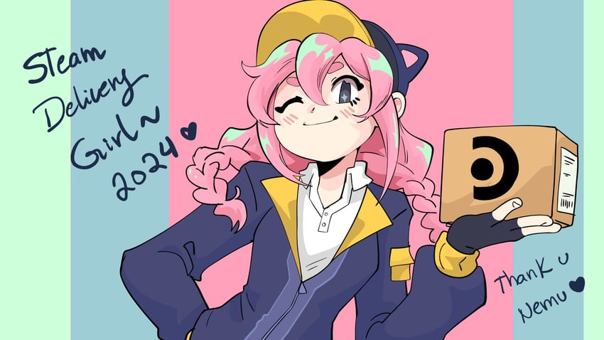 steam delivery girl (steam) drawn by cassis4rt