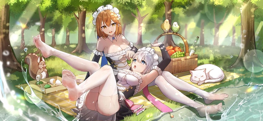 da qiao & xiao qiao (the symphony of dragon and girls) drawn by yolanda