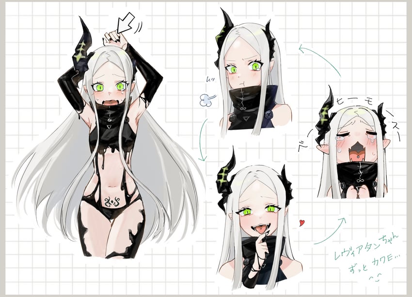 leviathan (goddess of victory: nikke) drawn by kuroru_(a549830819)