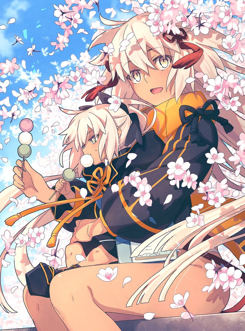 okita souji, okita souji alter, and rengoku (fate and 2 more) drawn by saipaco