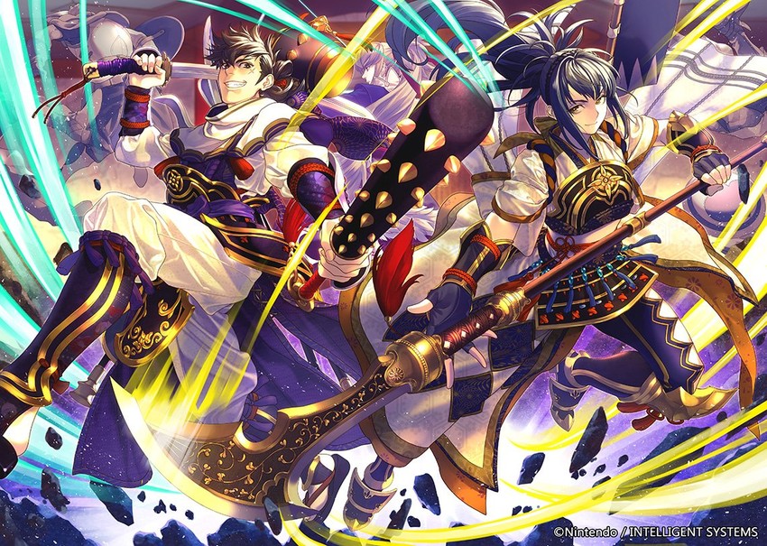 takumi, oboro, and hinata (fire emblem and 2 more) drawn by yoneko_okome