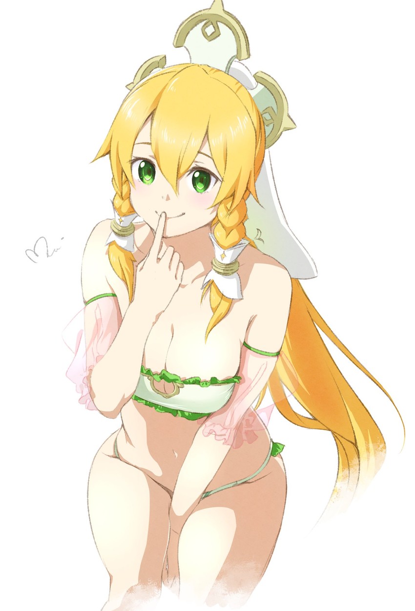 leafa (sword art online and 2 more) drawn by mitsugu