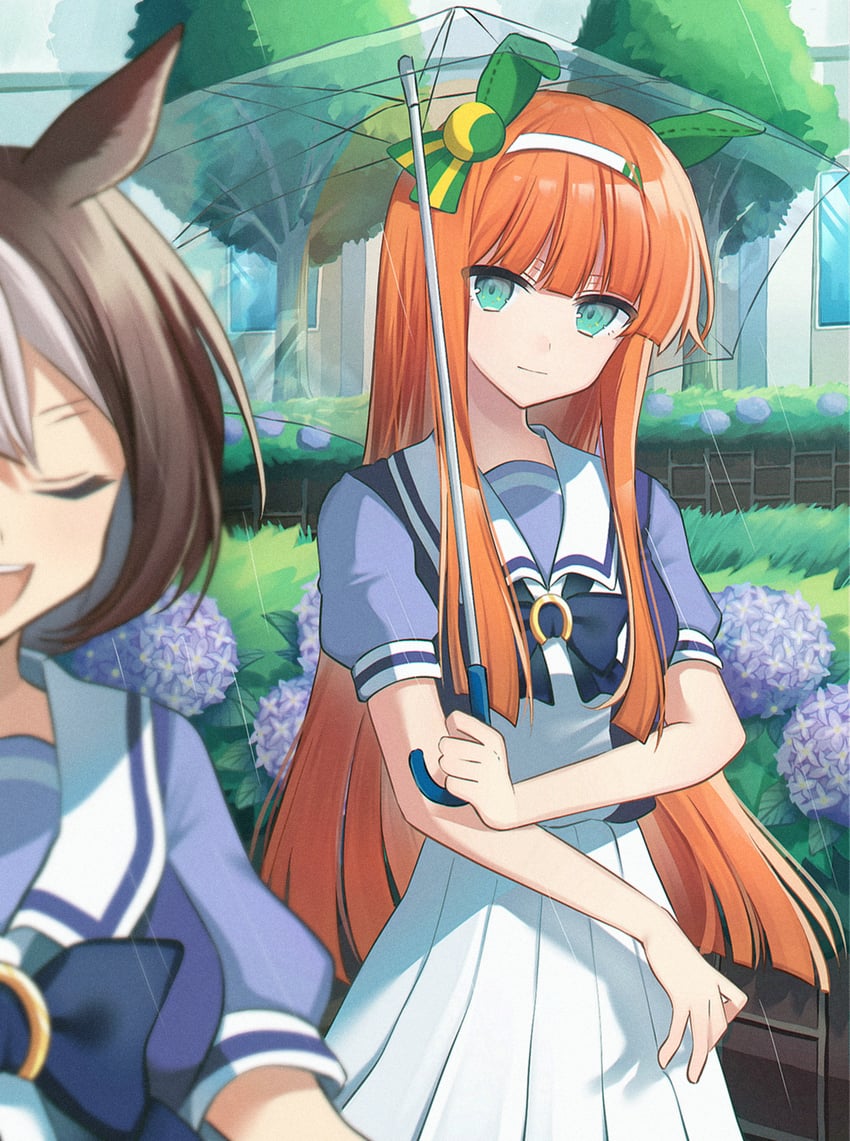 silence suzuka and special week (umamusume) drawn by hajime_daijo