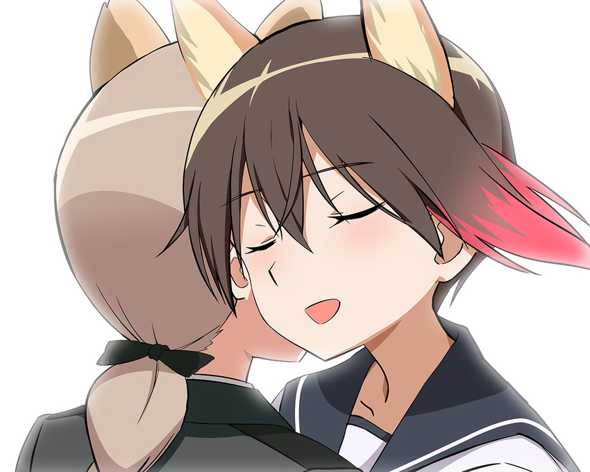 miyafuji yoshika and lynette bishop (world witches series and 1 more) drawn by kaneko_(novram58)
