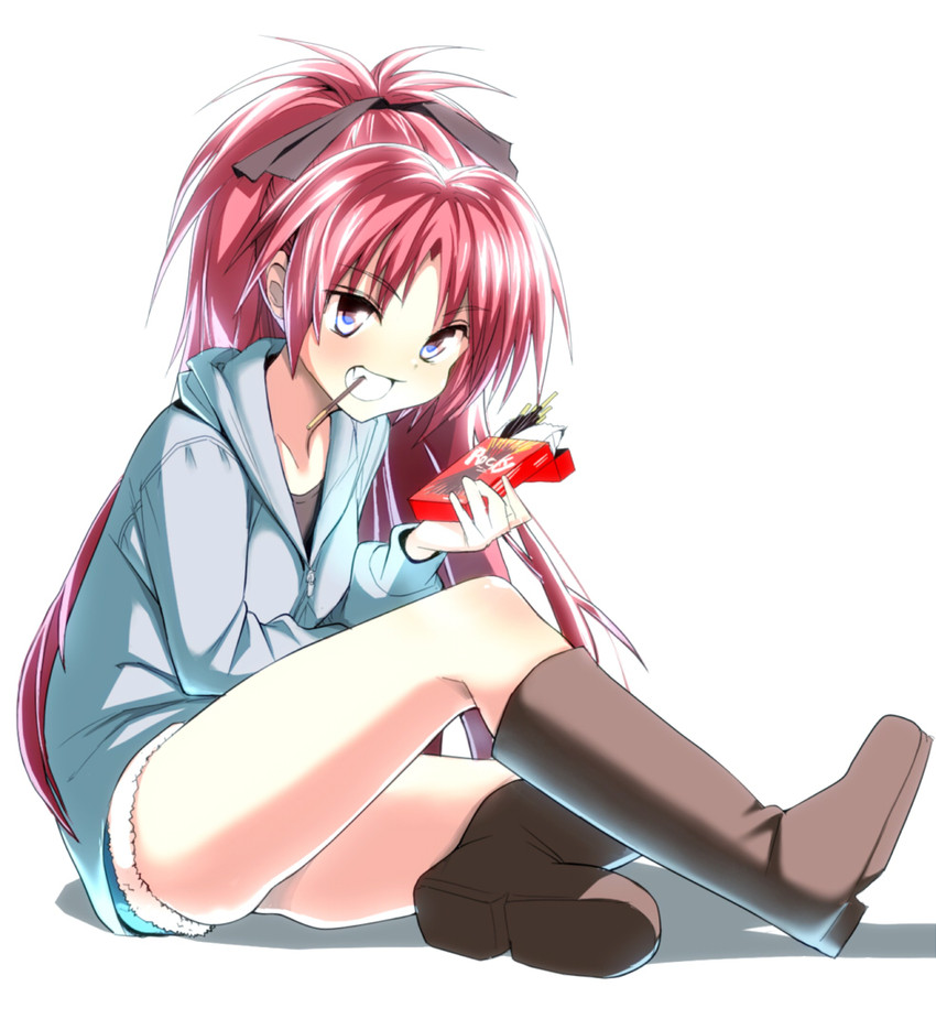 sakura kyoko (mahou shoujo madoka magica) drawn by gen_(black_factory)