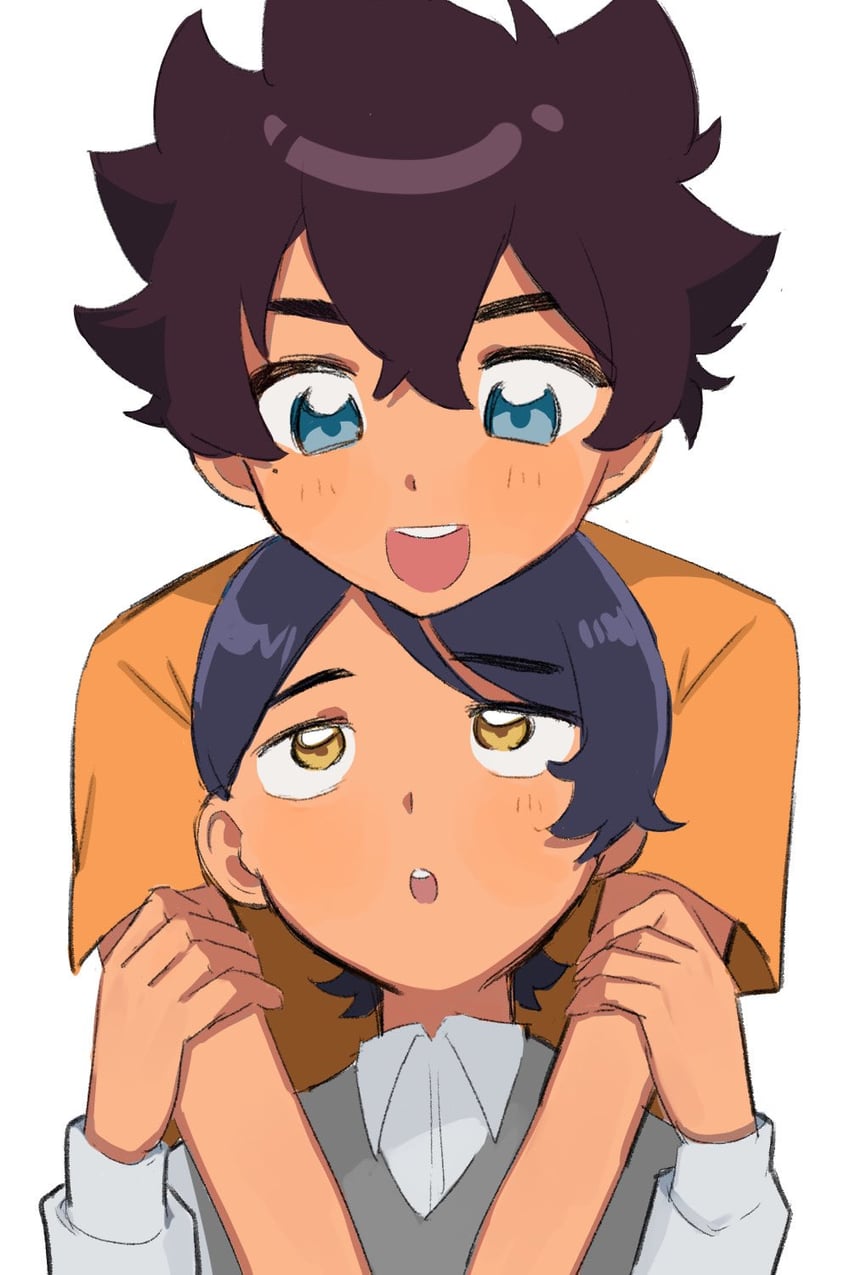 guel jeturk and lauda neill (gundam and 1 more) drawn by kujira_(matuyoi1412)