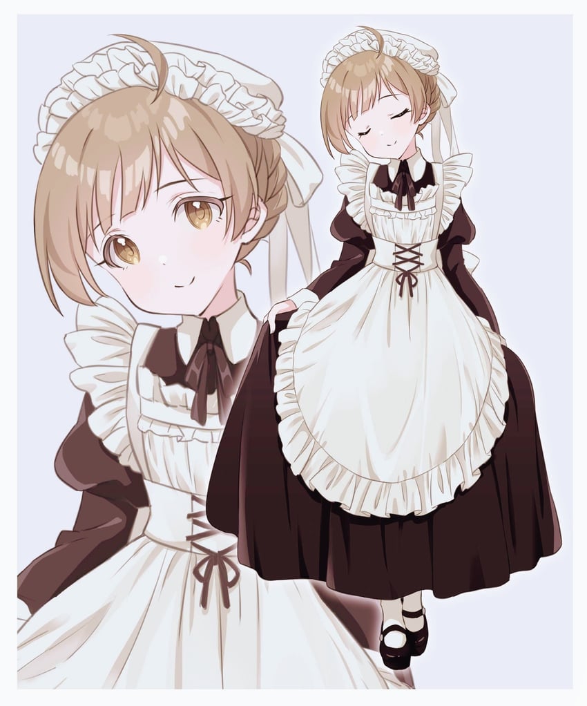 hakozaki serika (idolmaster and 1 more) drawn by goma_konbu