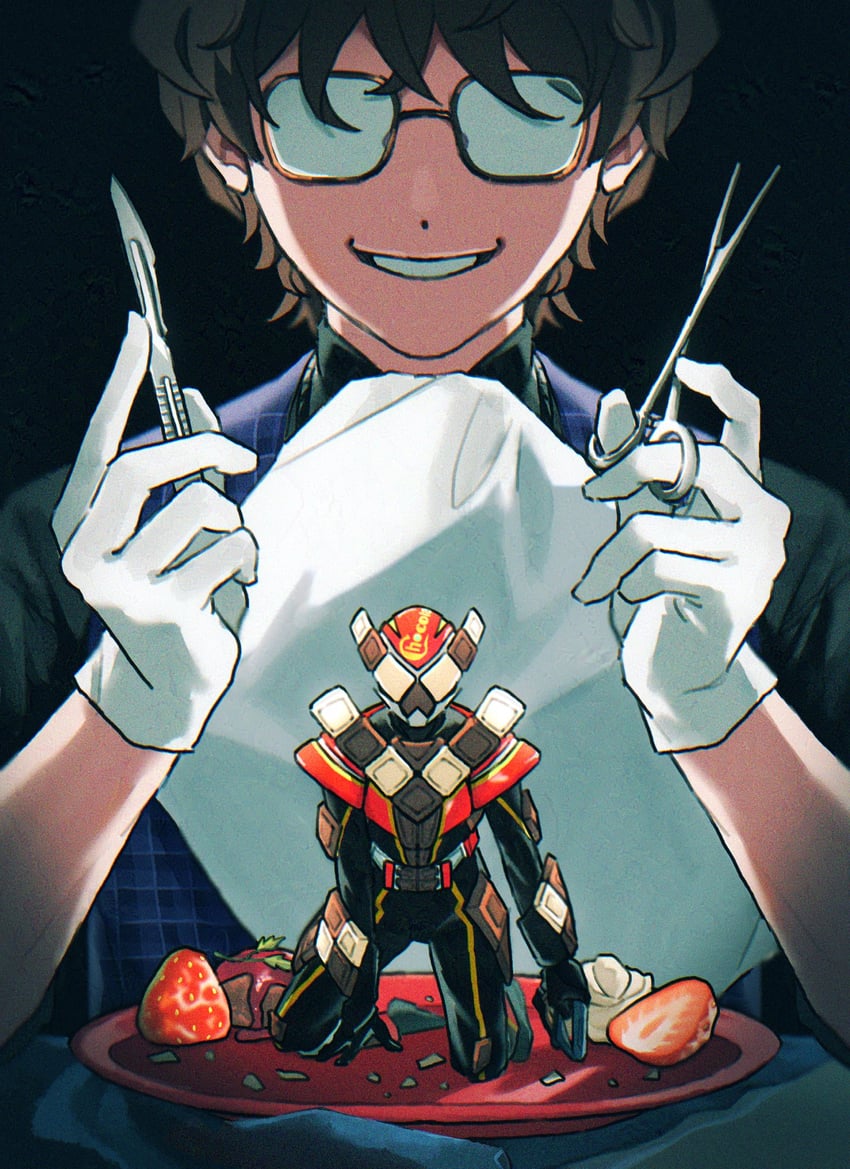 kamen rider valen and suga kenzo (kamen rider and 1 more) drawn by oresanjyo