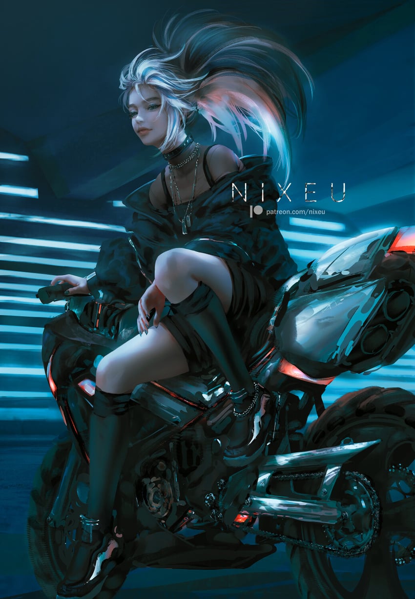 akali, k/da all out akali, and the baddest akali (league of legends) drawn by nixeu