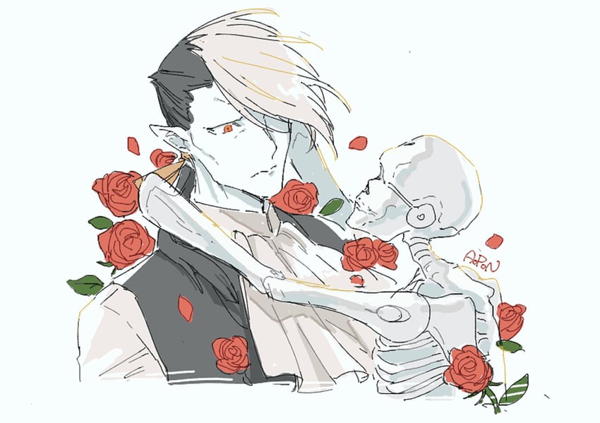 arystar krory and eliade (d.gray-man) drawn by aopon16