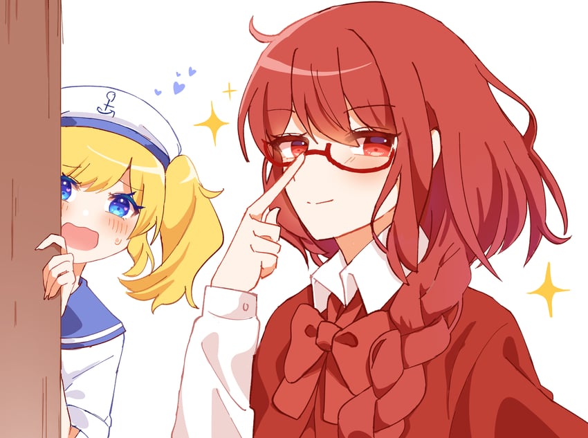 okazaki yumemi and kitashirakawa chiyuri (touhou) drawn by milll_77