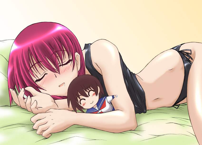 miyanaga saki and miyanaga teru (saki) drawn by mochizuki_kazuto