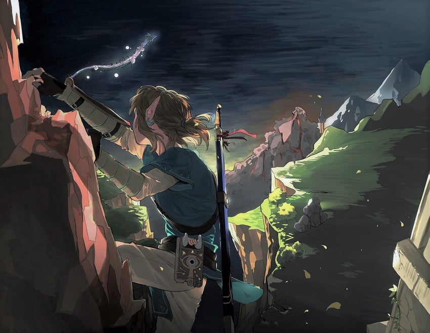 link (the legend of zelda and 1 more) drawn by gyou_chin