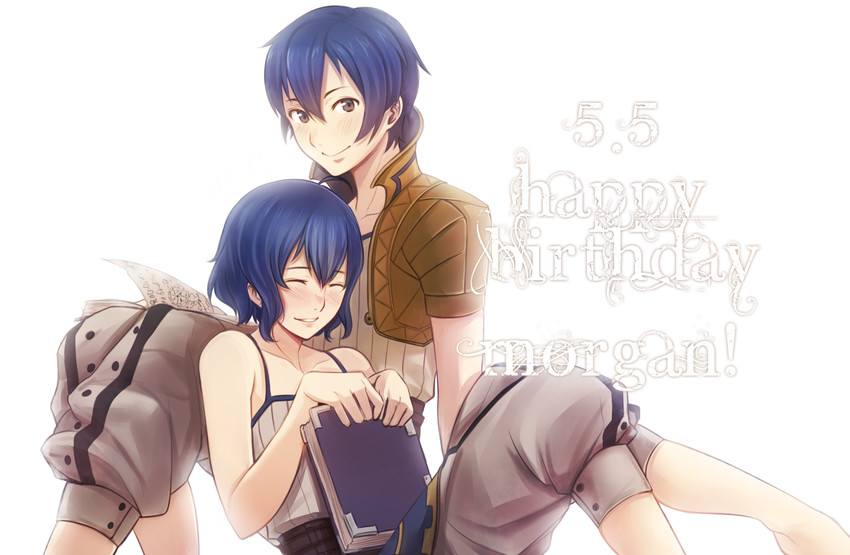 female morgan and male morgan (fire emblem and 1 more) drawn by tusia