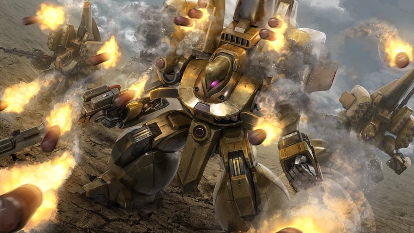 zssa (gundam and 2 more) drawn by tenjin_hidetaka