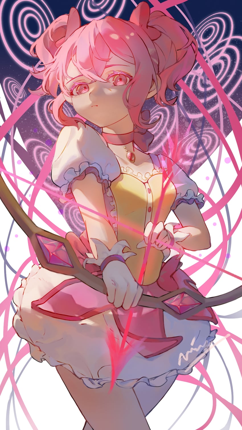 kaname madoka (mahou shoujo madoka magica) drawn by nieo_(kxas4325)
