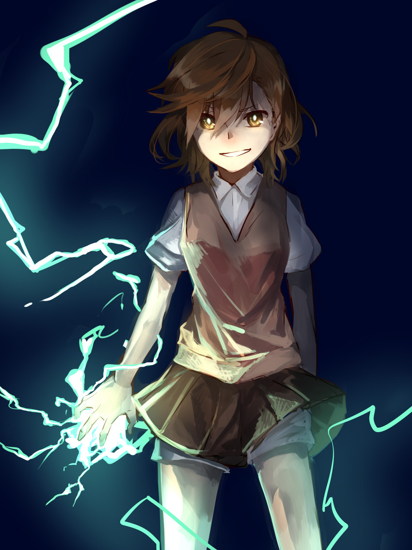misaka mikoto (toaru majutsu no index and 1 more) drawn by pietani397