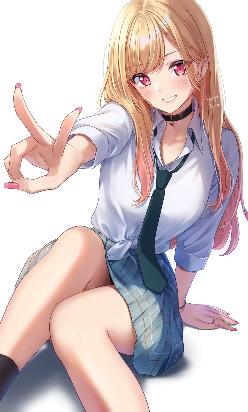kitagawa marin (sono bisque doll wa koi wo suru) drawn by amagi_shino