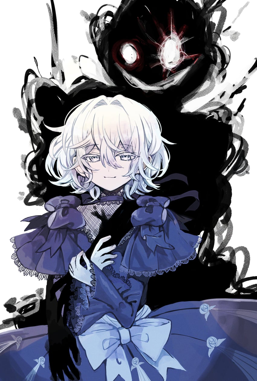 chloe d'apchier and naenia (vanitas no carte) drawn by aruedosuki