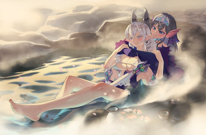 lovely labrynth of the silver castle, kitkallos, and tearlaments kitkallos (yu-gi-oh!) drawn by rare_lemon
