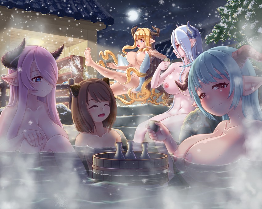 narmaya, yaia, izmir, razia, and lamretta (granblue fantasy) drawn by hyperhkl