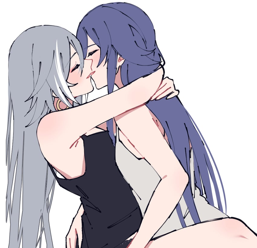 fu hua and herrscher of sentience (honkai and 1 more) drawn by yunomi_(yunomi_hs)