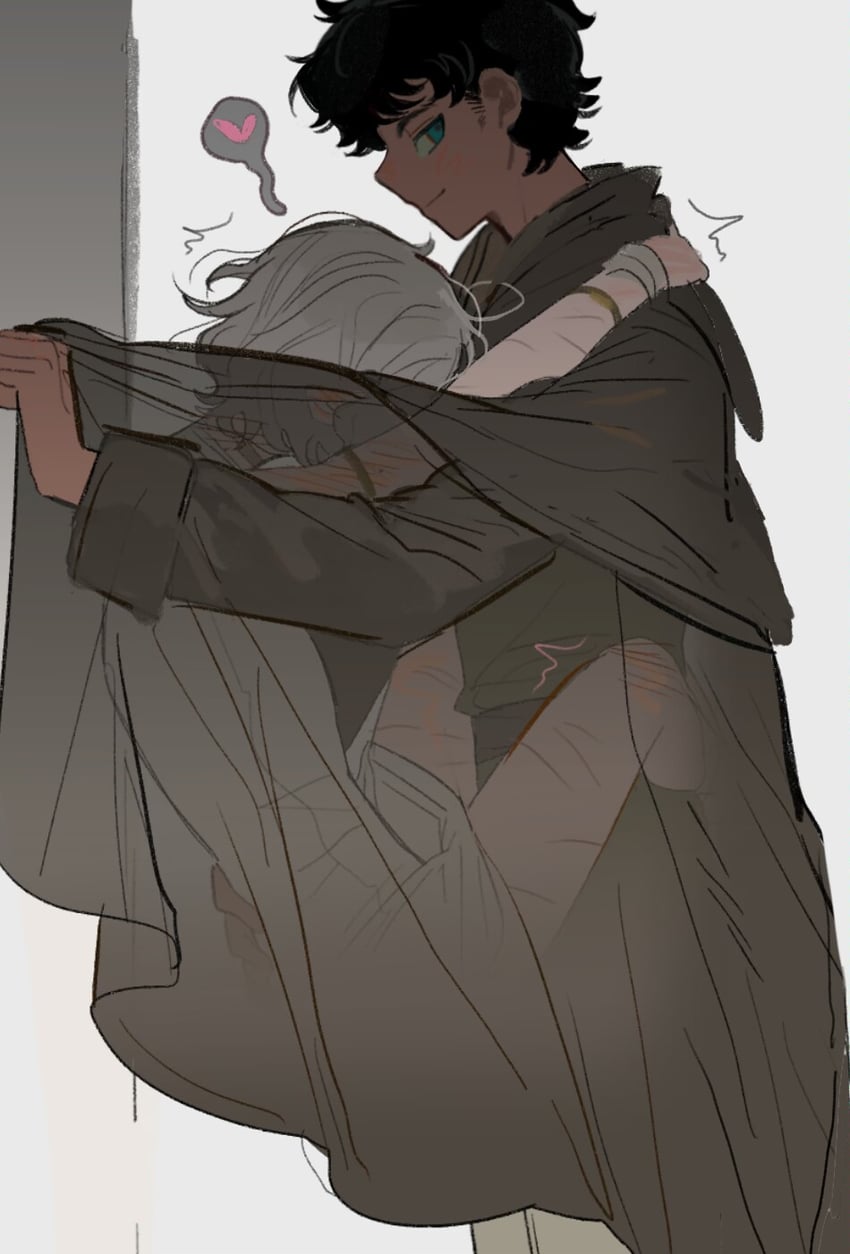 mithrun and kabru (dungeon meshi) drawn by wo_yao_chifan