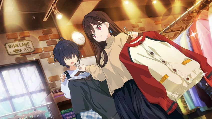 takigawa miu and marunouchi kaoruko (22/7 and 1 more)